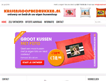Tablet Screenshot of kussensloopbedrukken.nl